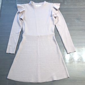 J.O.A. Long sleeve dress 👗 Taupe color